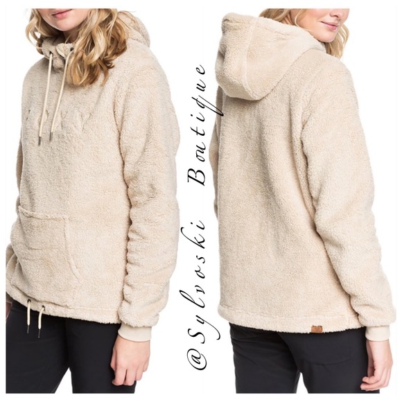 🔥Roxy Pluma Sherpa Hoodie- Women's NWT - Picture 2 of 8